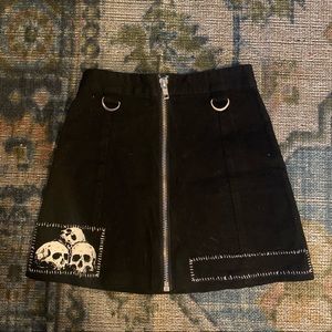WIDOW METAL MINI SKIRT